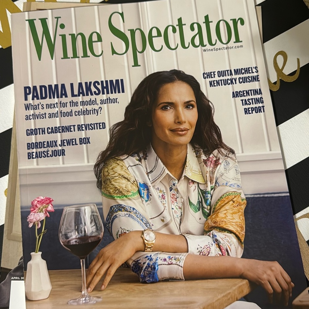 Wine Spectator Magazine: PADMA LAKSHMI November 2024